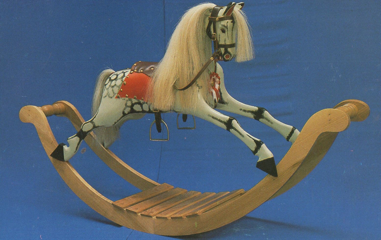 Hulme Grey Yorkshire Hand Made Rocking Horse Shop Postcard