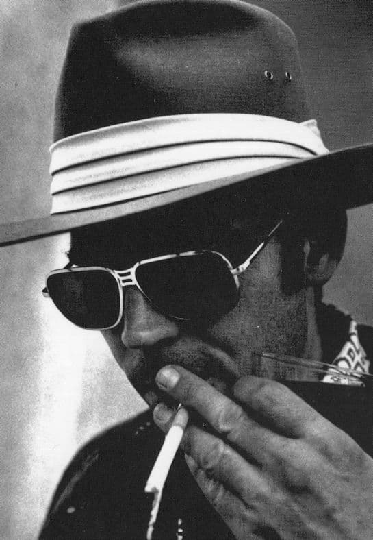 Hunter Thompson Hells Angels Gonzo Book Author Journalist Portrait Postcard
