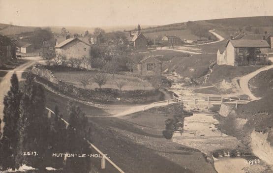 Hutton Le Hole Bridge Antique WW2 Postcard