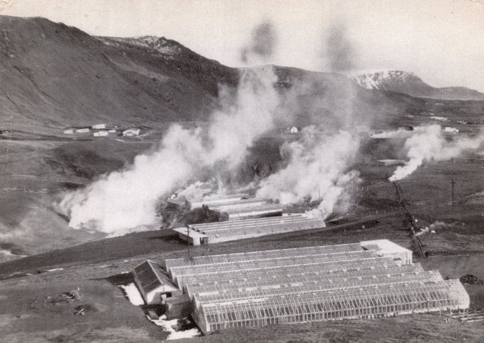 Hveragerdi Iceland 1980s Tourist Board Photo Postcard