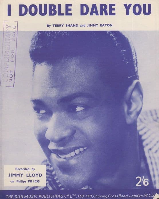 I Double Dare You Jimmy Lloyd 1950s Sheet Music