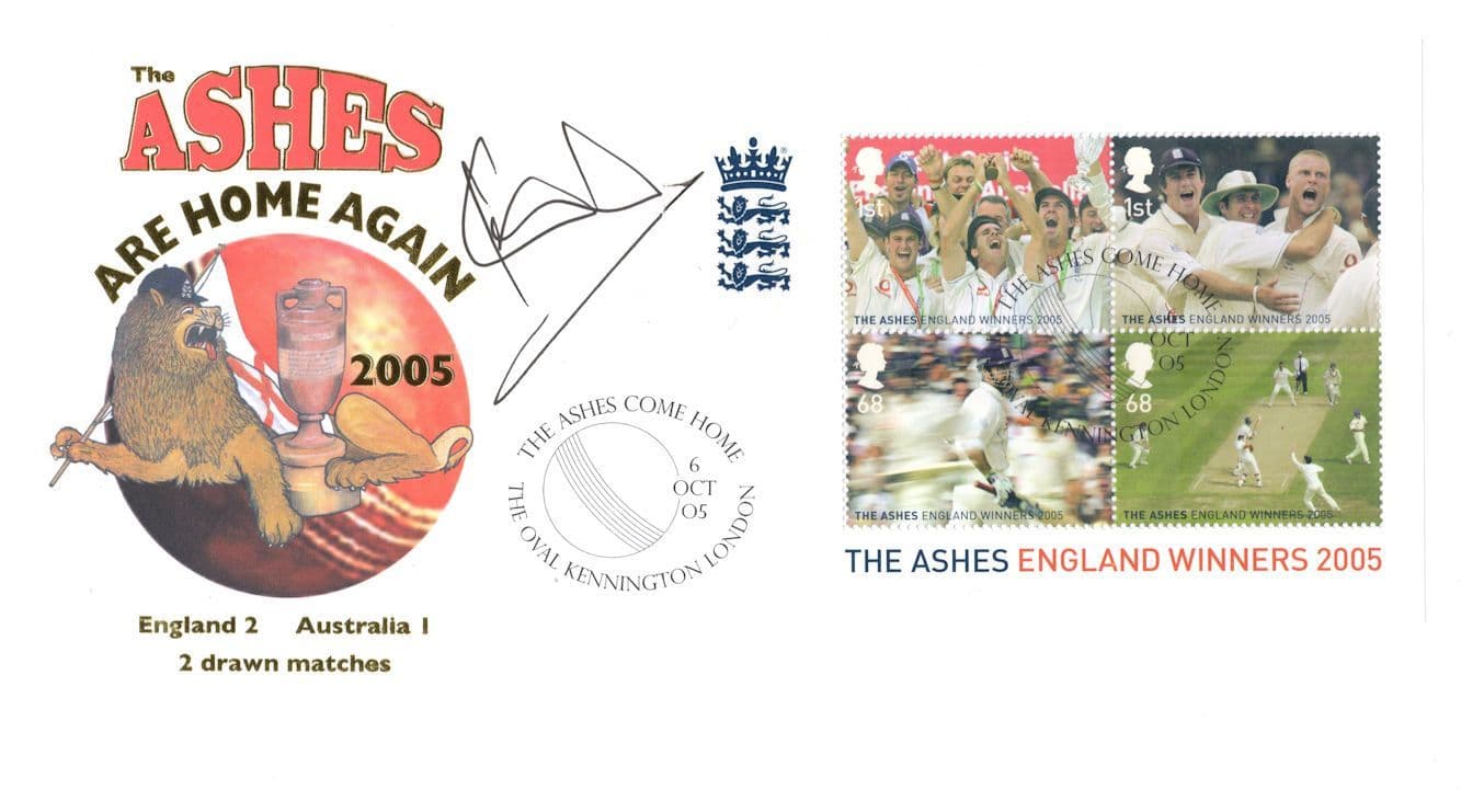 Ian Botham The Ashes Victory 2005 Cricket Hand Signed Rare FDC
