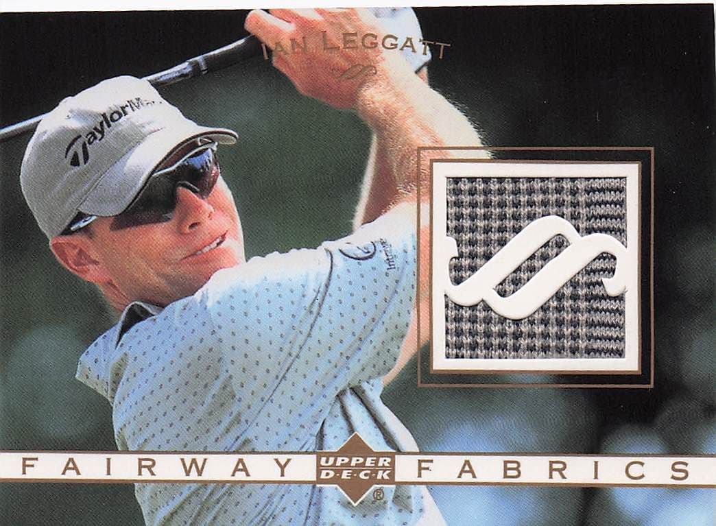 Ian Leggatt Fairway Fabrics 2003 Real Golf Shirt Relic Trade Card