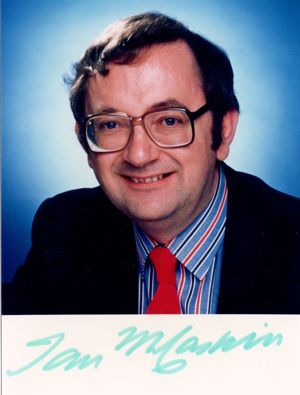 Ian McCaskill BBC Weatherman Vintage Hand Signed Photo