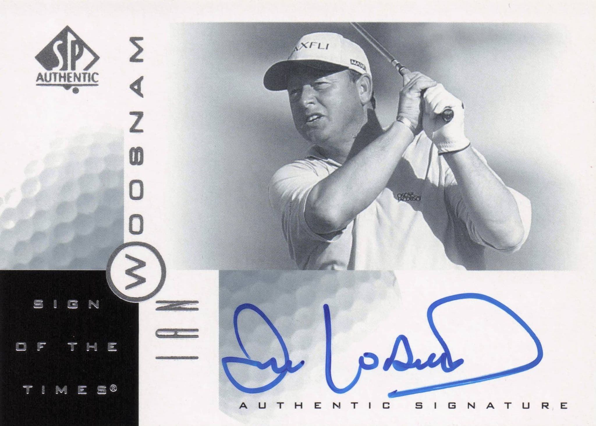 Ian Woosnam Sign Of The Times Hand Signed 2001 SP Golf Autograph Card
