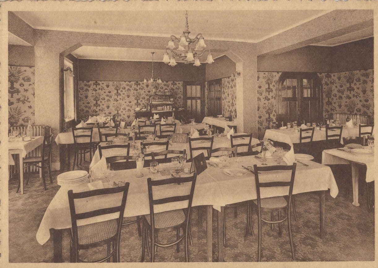 Ibis Hotel French Restaurant Dining Room Le Zoute Sur Mer Postcard