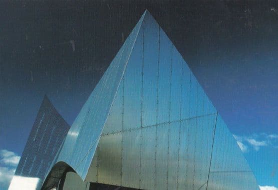 Imperial War Museum North Earth Shard London Postcard