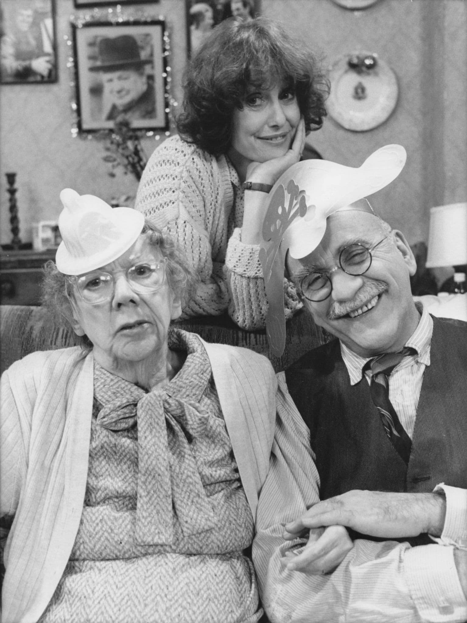 In Sickness & In Health Xmas Day TV Show Warren Mitchell 1985 BBC Press Photo