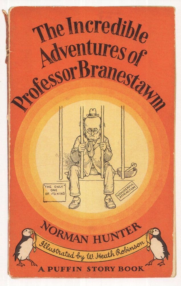 Incredible Adventures Of Professor Branestawn 1946 Puffin Book Postcard