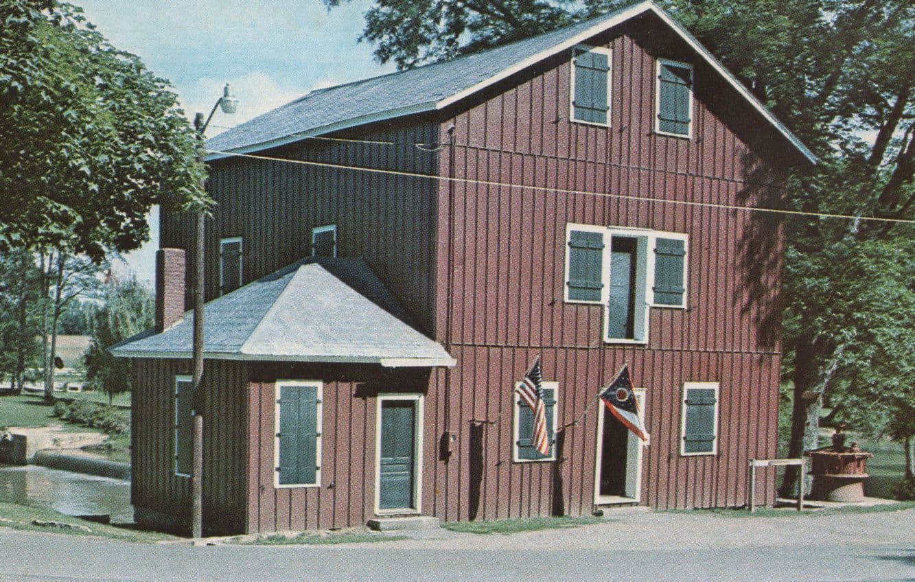 Indian Mill Museum Wyandotte County Ohio USA Old Postcard