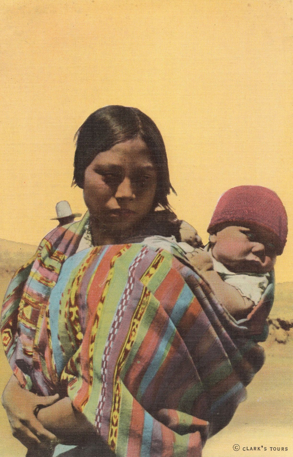 Indian Mother San Cristobal Totonicapan Guatemala Postcard