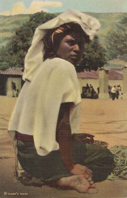 Indian Woman Aguacatan Huehuetenango Guatemala Postcard