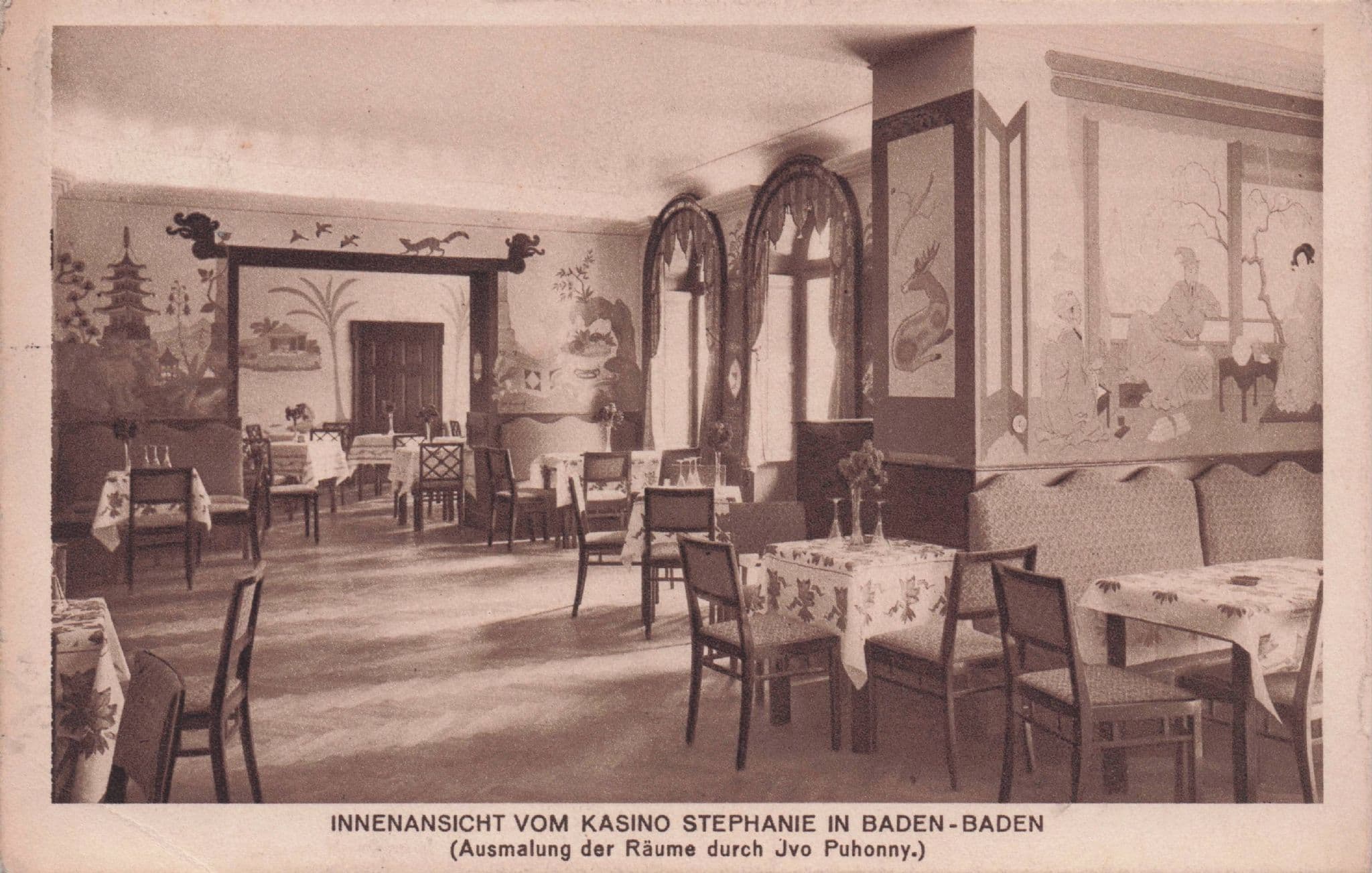 Innanansicht Vom Kasino Stephanie Baden Baden Germany Postcard
