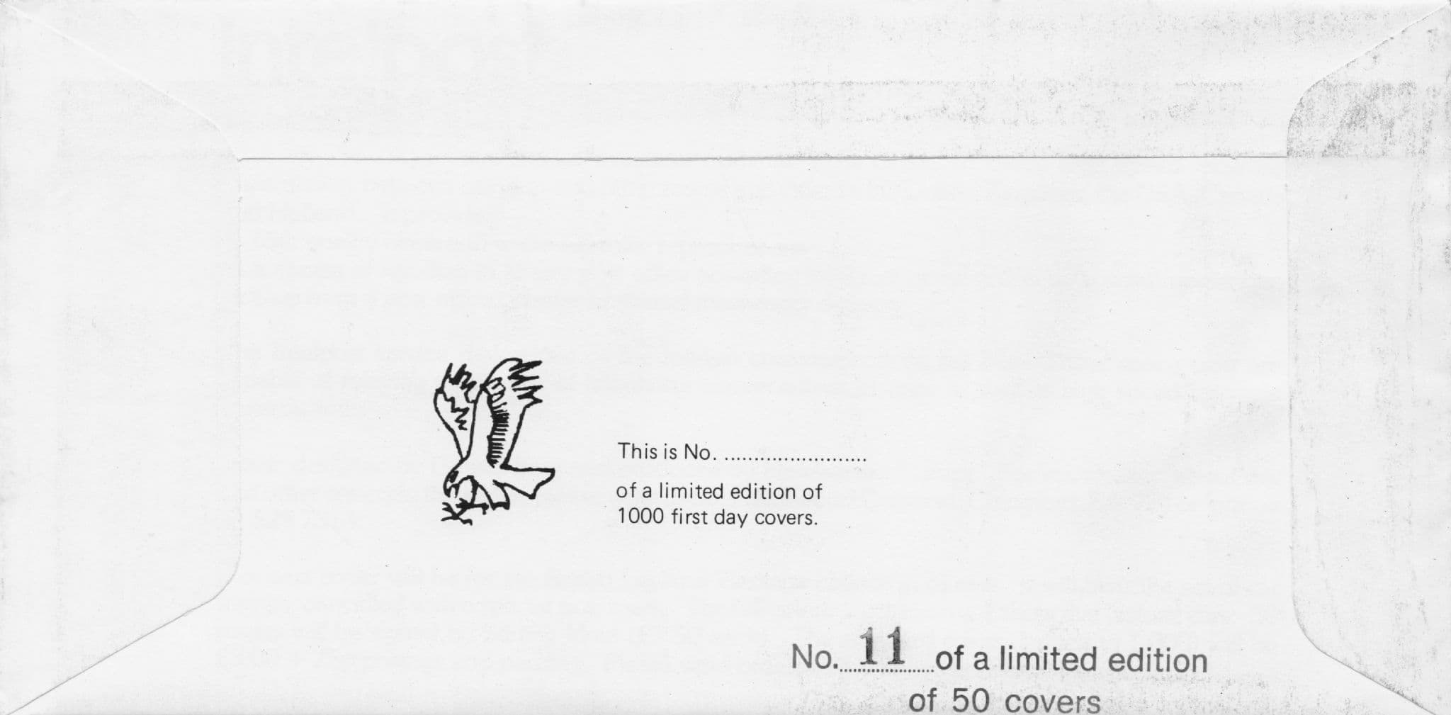 Intelpost Space Travel Communications LTD TO 50 Unidentified Hand Signed FDC