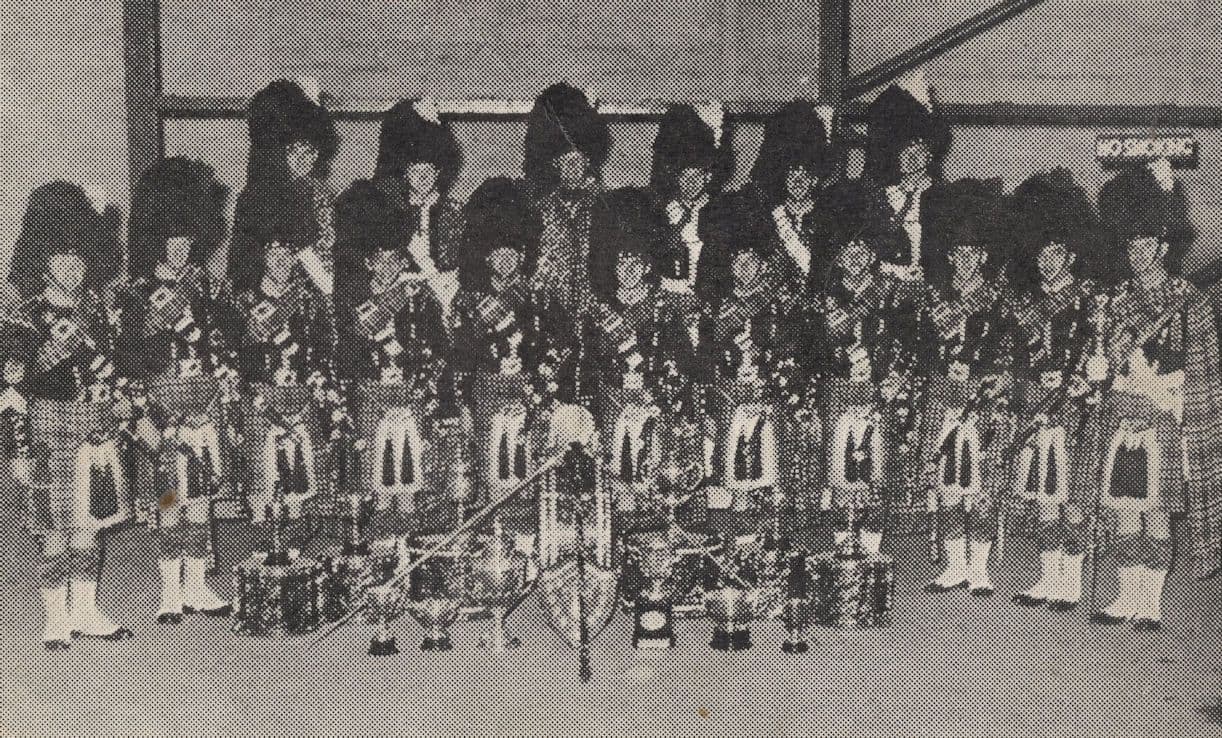 Invergordon Distillers Scottish Pipe Military Band Antique Postcard