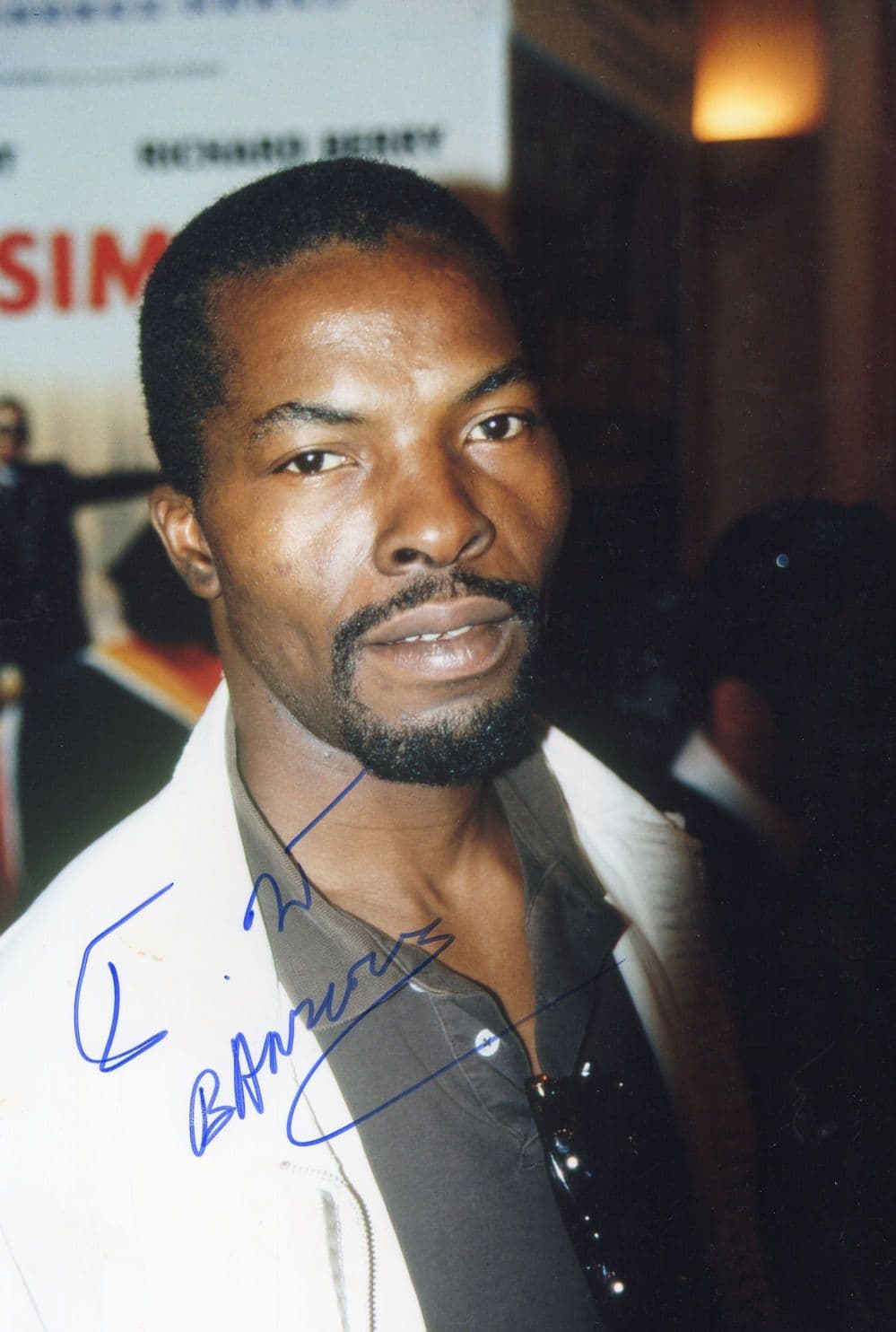 Isaach De Bankole Stunning Giant 12x8 Hand Signed Photo