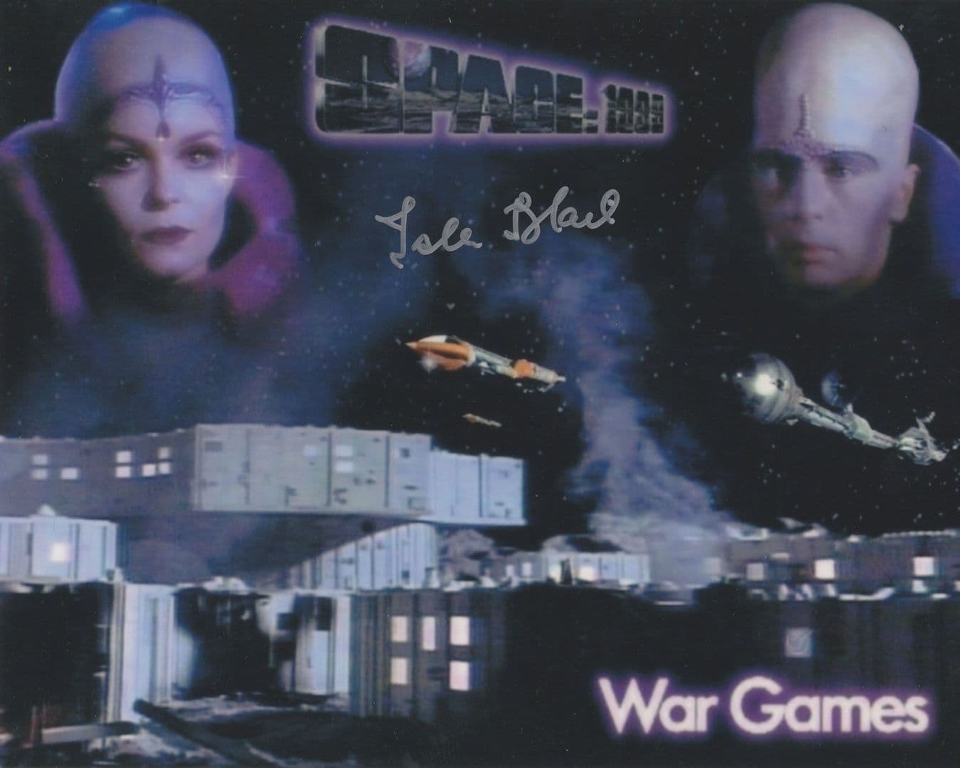 Isla Blair Space 1999 War Games Large 10x8 Hand Signed Photo