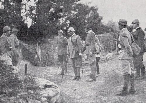 Italian War Military Inspection Postcard