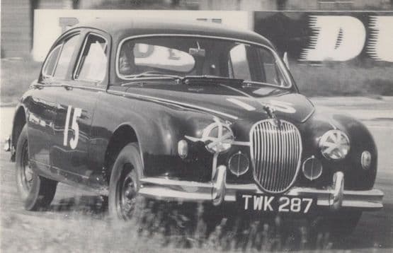 J Duncan Hamilton at Goodwood Grand Prix 1958 Postcard
