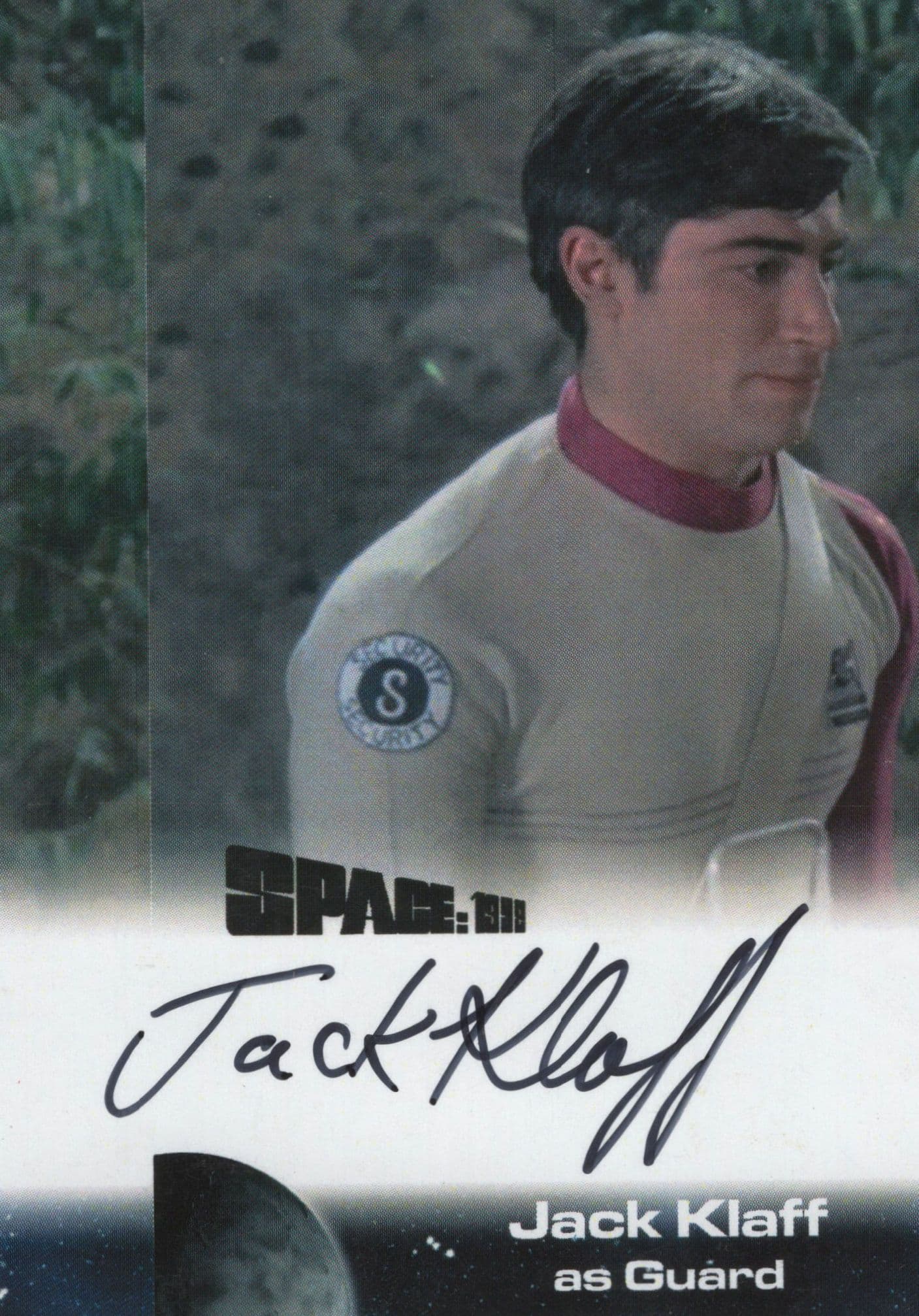 Jack Klaff Space 1999 Moonbase Alpha Security Guard Hand Signed Photo