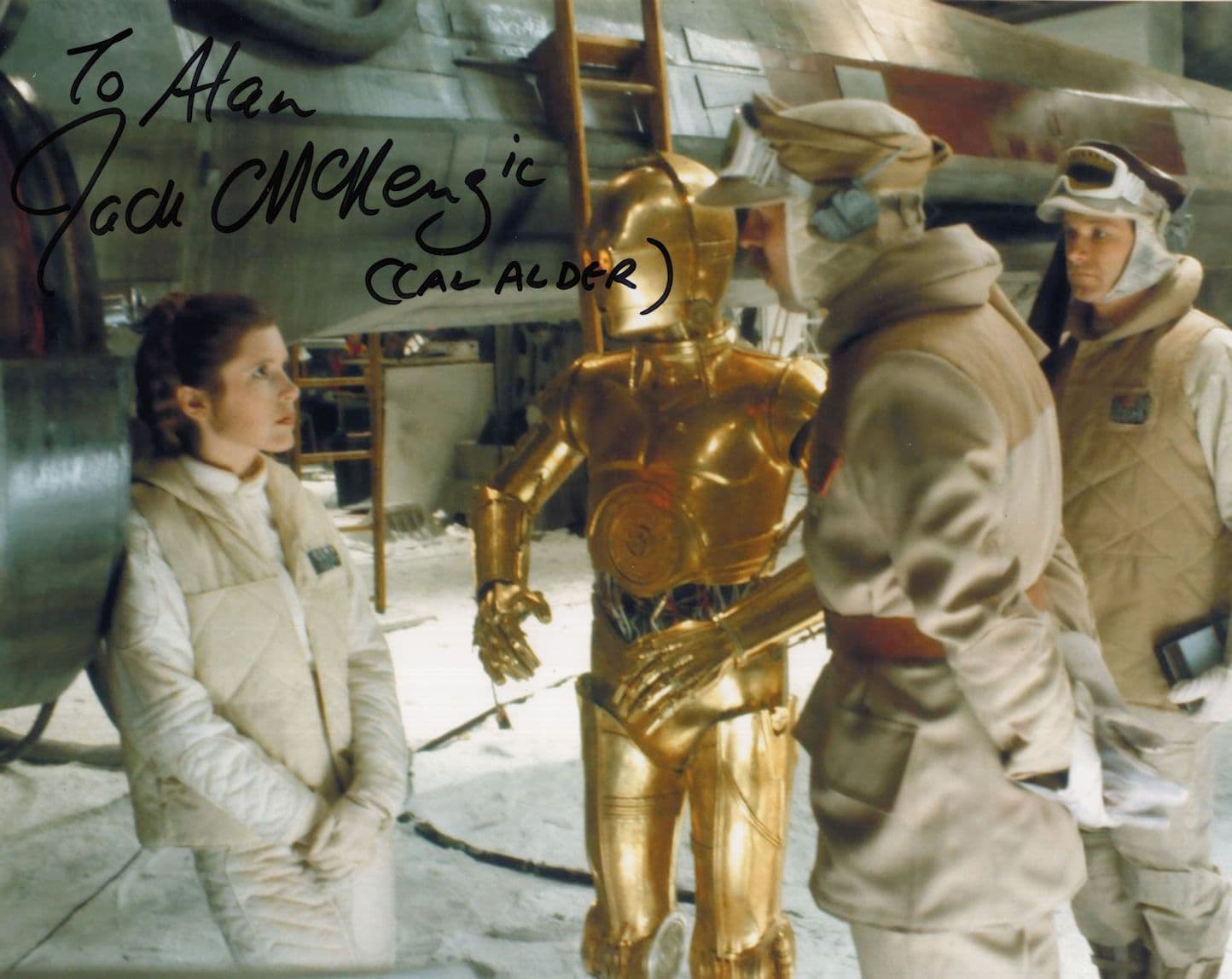 Jack McKenzie as Cal Alder Star Wars 10x8 Hand Signed Autograph & COA Photo