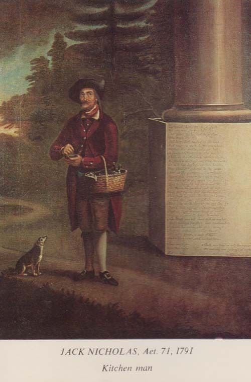 Jack Nicholas Kitchen Man Erdigg Rare Welsh Museum Postcrd s