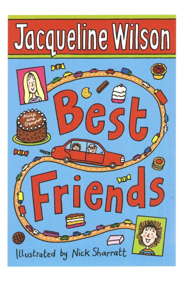 Jacqueline Wilson Best Friends Childrens Book Postcard