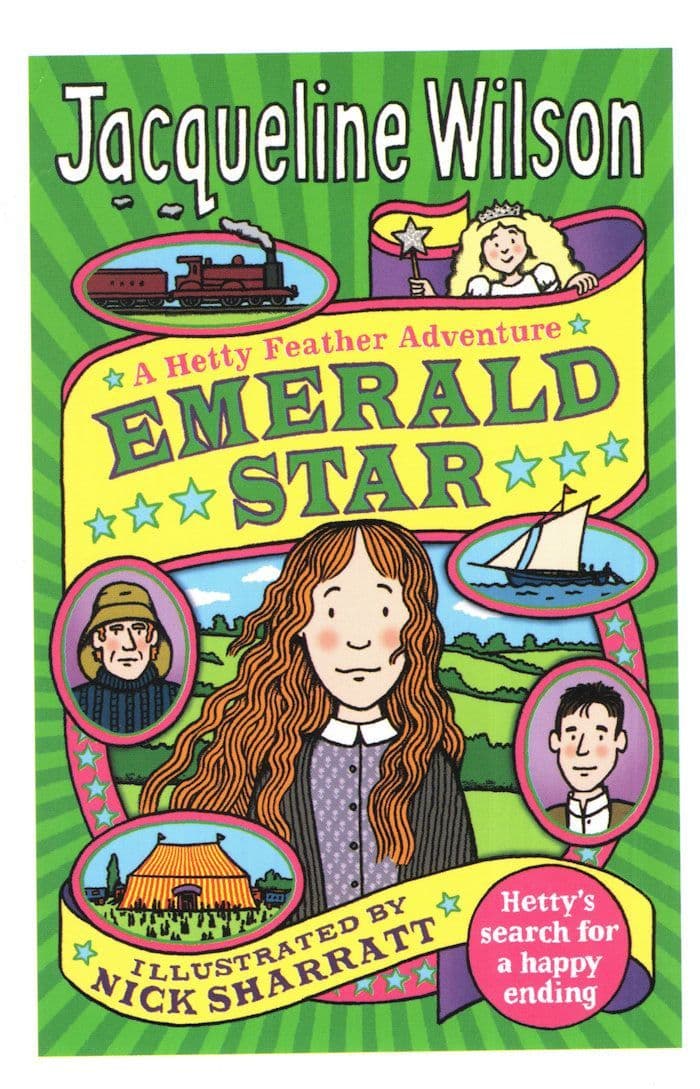 Jacqueline Wilson Emerald Star Childrens Book Postcard