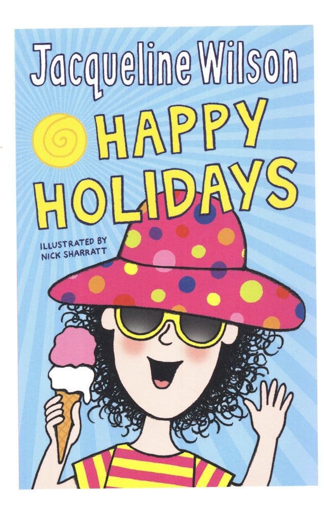 Jacqueline Wilson Happy Holidays Childrens Book Postcard