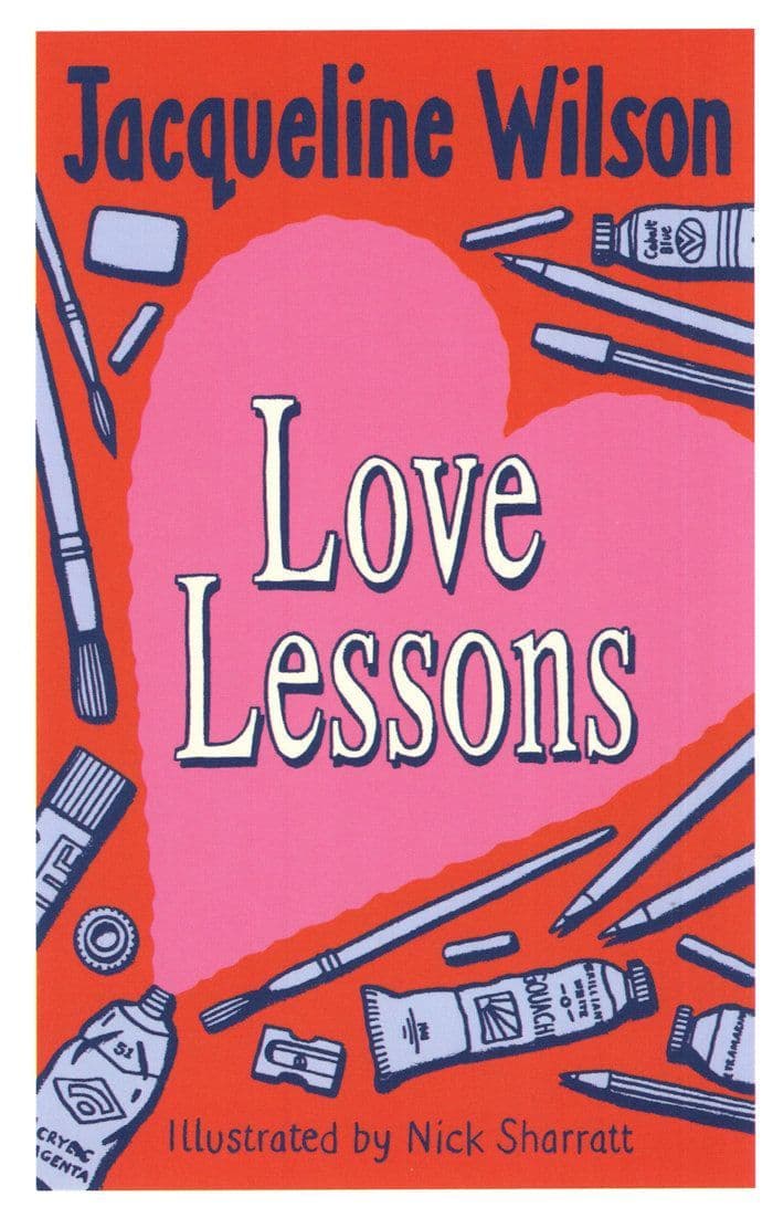 Jacqueline Wilson Love Lessons Childrens Book Postcard
