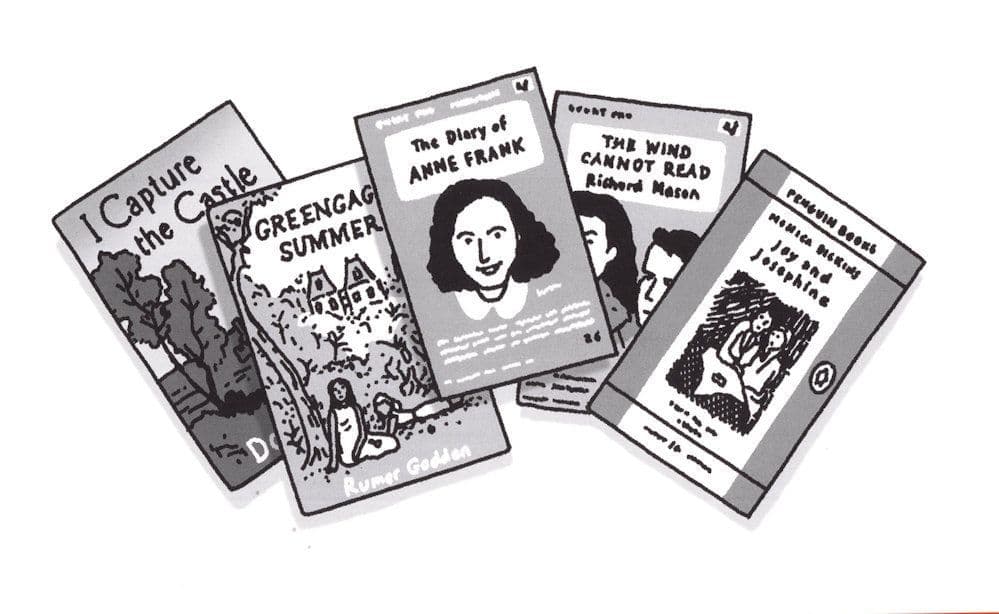 Jacqueline Wilson My Secret Diary Of Anne Frank Book Postcard
