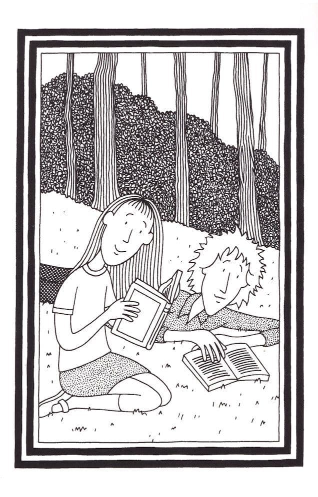 Jacqueline Wilson My Sister Jodie Illustration Book Art Postcard