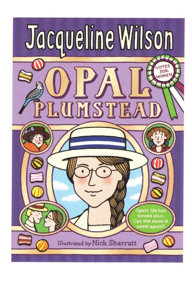 Jacqueline Wilson Opal Plumstead Childrens Book Postcard