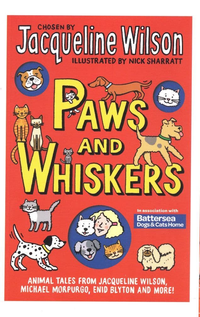 Jacqueline Wilson Paws & Whiskers Childrens Book Postcard