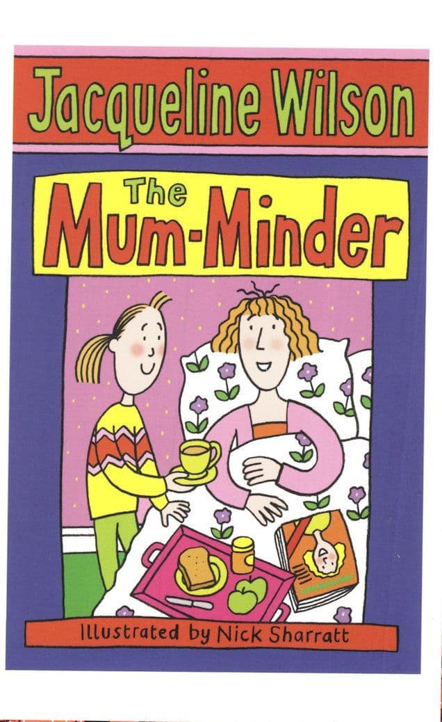 Jacqueline Wilson The Mum Minder Childrens Book Postcard