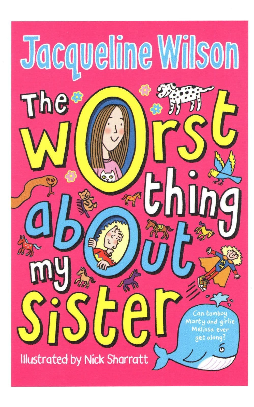 Jacqueline Wilson The Worst Thing About My Sister Book Postcard