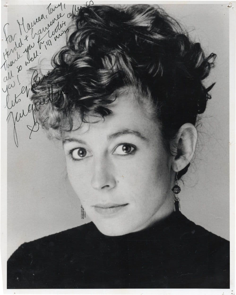 Jacquetta May Eastenders Vintage Early 10x8 Hand Signed Press Photo
