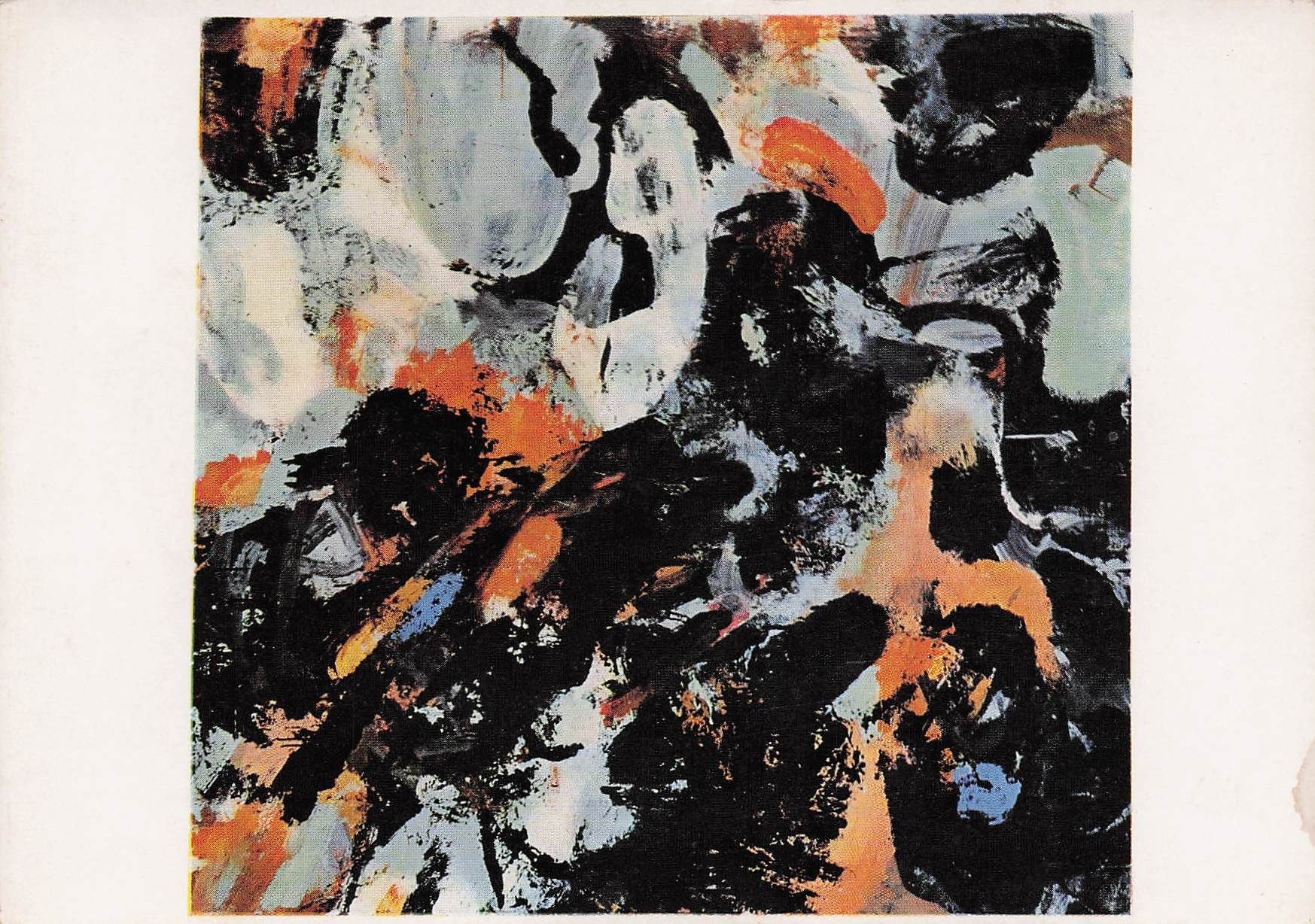 James Brooks Boon Tate Gallery Painting Postcard