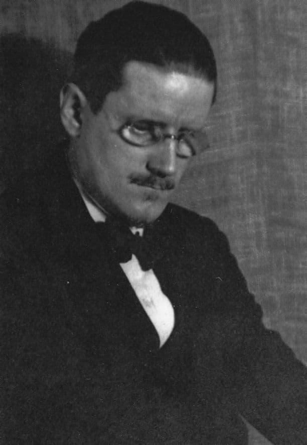 James Joyce Ulysses Finnegans Wake Book Author Stunning Portrait Postcard