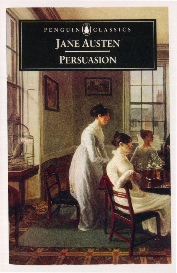 Jane Austen Persuasion 1998 Book Postcard