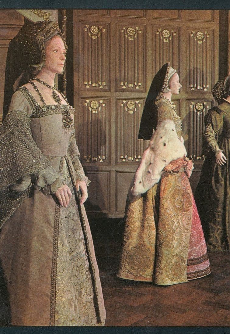 Jane Seymour Costume in Six Wives Of Henry VIII BBC TV Show Postcard