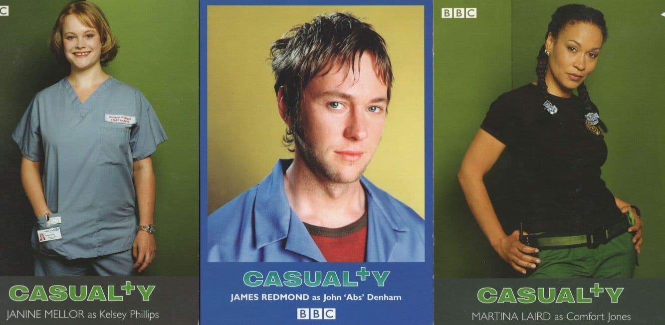 Janine Mellor James Redmond Martina Laird Casualty 3x Unsigned Photo s