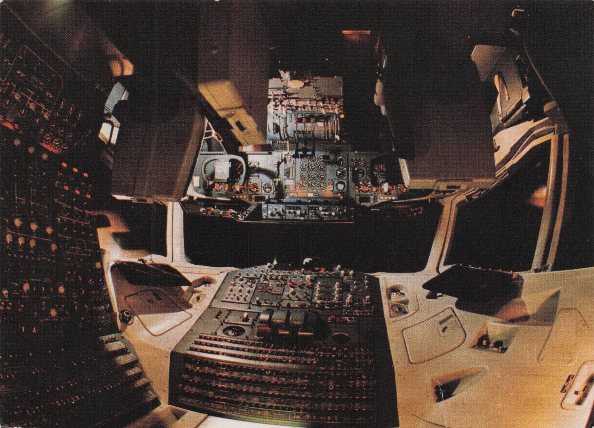 Japan Airlines Plane Cockpit Japanese Aviation Rare Postcard
