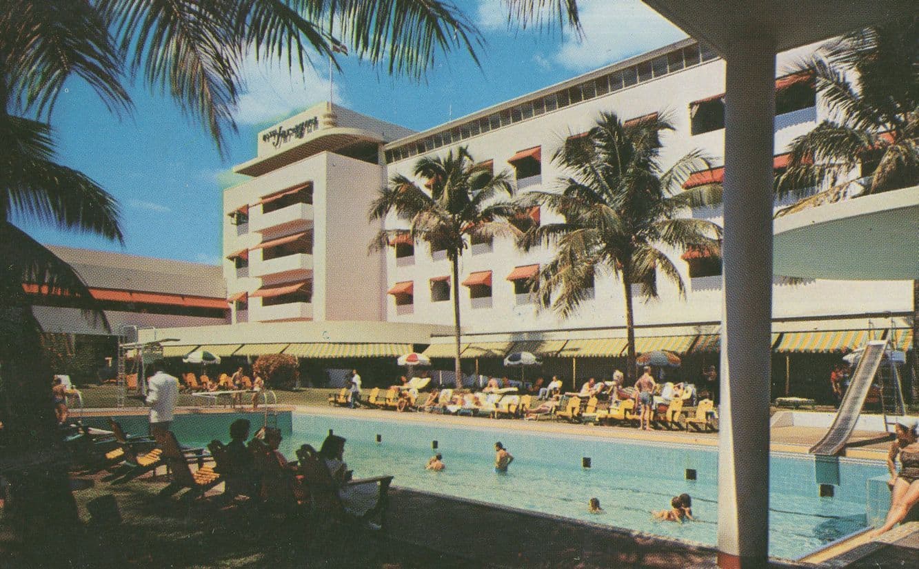 Jaragua Hotel Dominican Republic Swimming Pool Postcard