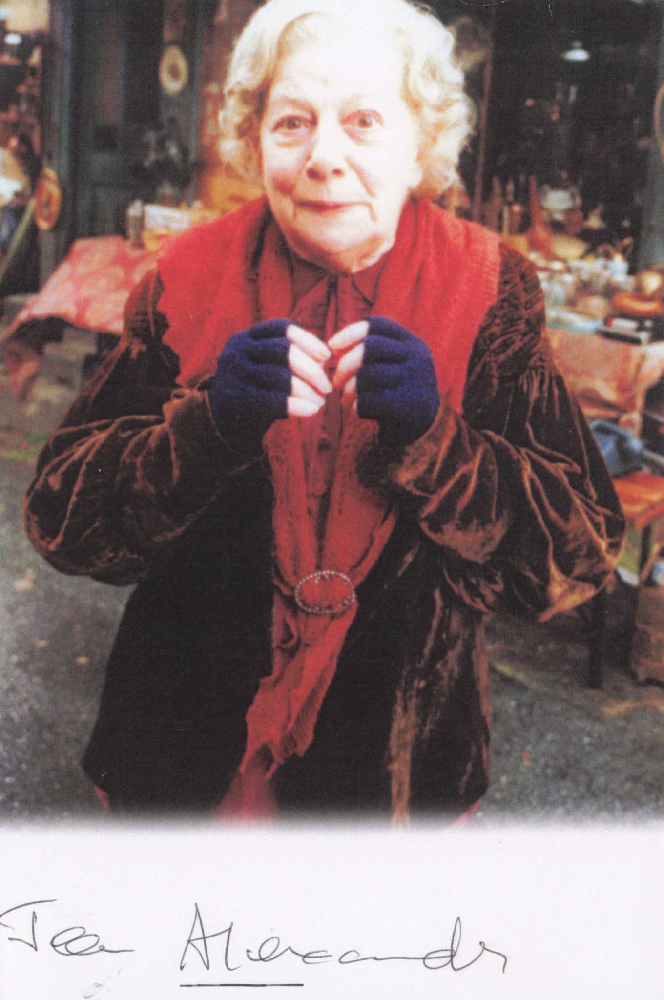 Jean Alexander Auntie Wainwright Last Of The Summer Wine Hand Signed Photo