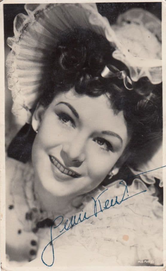 Jean Kent Facimile But Hand Signed Apperance Antique Photo