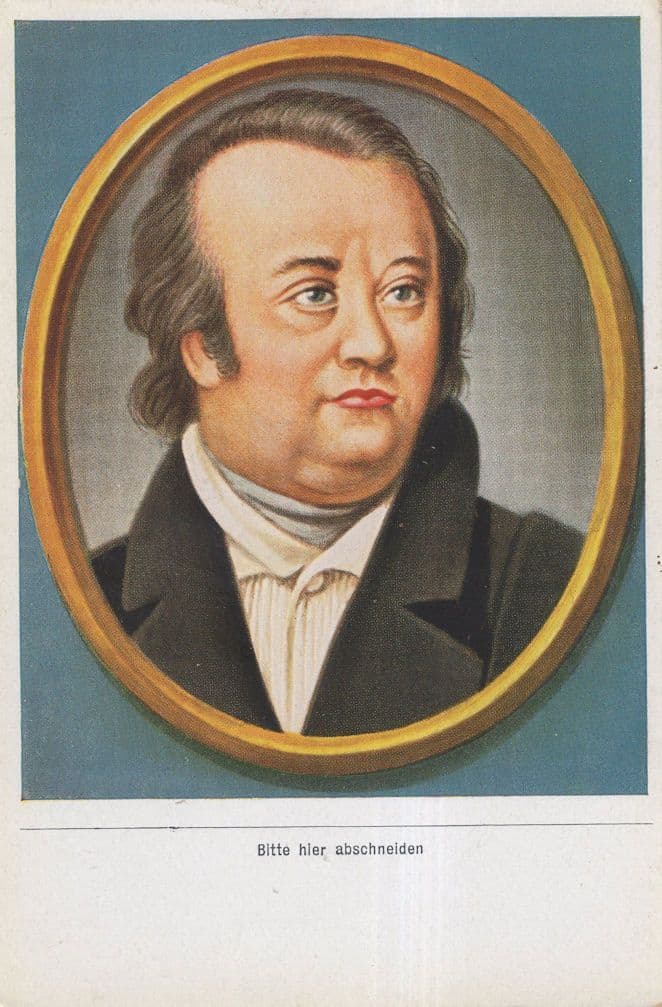 Jean Paul Friedrich Richter German Poet Book Author Old Cigarette Card