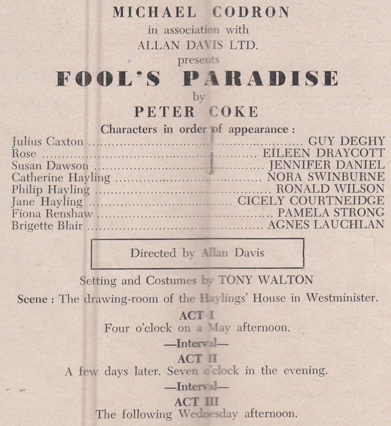 Jennifer Daniel Hammer Film Kiss Of The Vampire Wolverhampton Theatre Programme