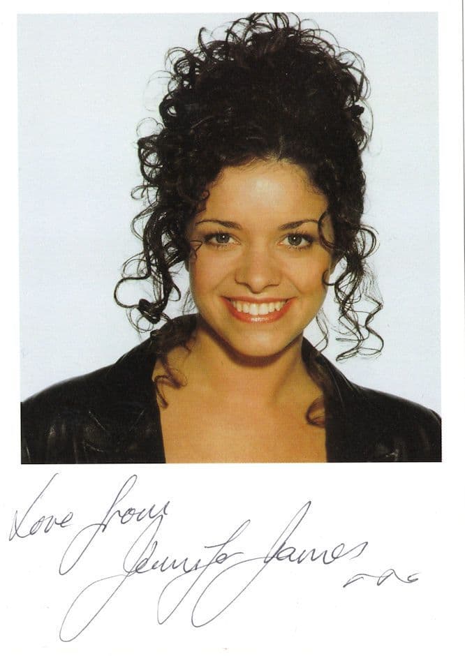 Jennifer James Coronation Street Hand Signed Undedicated Photo