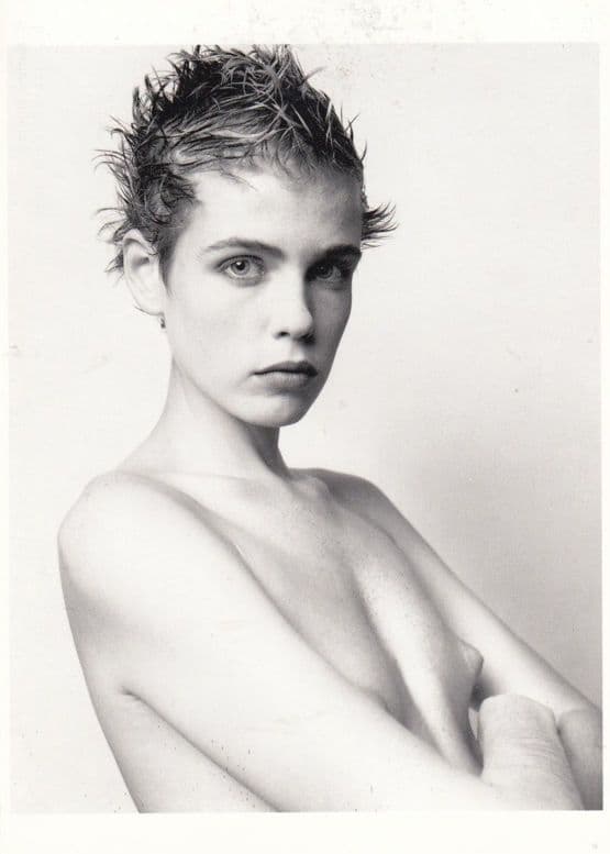 Jeny Howorth Supermodel Blonde Crop Haircut Creator Museum Art Postcard